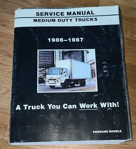GMC 1986-1987 camiones de servicio mediano taller reparación mantenimiento guía manual - Imagen 1 de 1