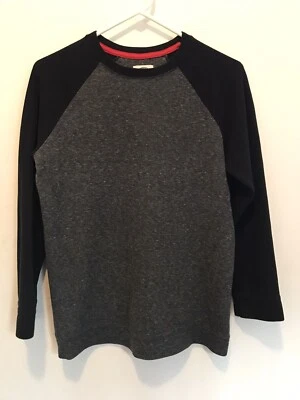 Suéter estilo beisebol Old Navy masculino cinza com mangas pretas tamanho XXL (18) - Imagem 1 de 4