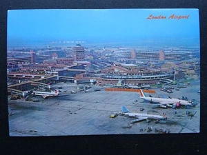 London LONDON AIRPORT Luftaufnahme ca. 1970er RP Postkarte von PGCC Ltd - Bild 1 von 2