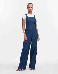 Madewell Denim Cross-Back Jumpsuit in Cason Wash - Picture 1 of 5