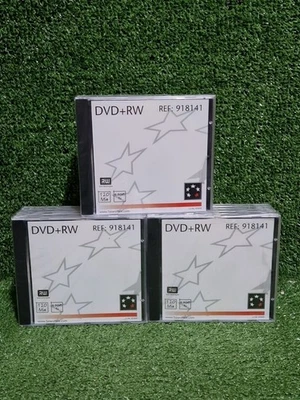 5StarOffice DVD+RW Discs 120min 4.7GB Re-Writeable 15 Sealed jewel Case & Discs - Image 1 of 4
