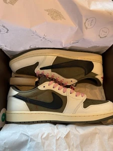 Nike Air Jordan 1 Retro Low OG SP Travis Scott Medium Olive Gr. 46 - Bild 1 von 5