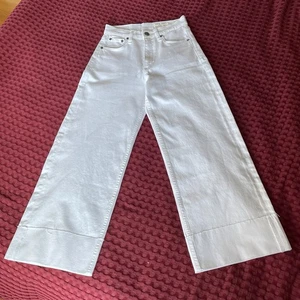 Rag & Bone The Andi High Rise Ankle Wide Leg Jeans Weiß Damen Größe 24 - Bild 1 von 9