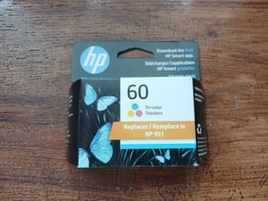 HP 60 Tri-Color Original Tinte Ctg.  Ablaufdatum Juli 2026 - Bild 1 von 3