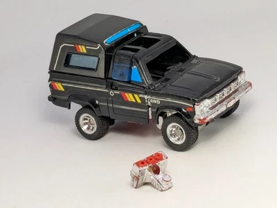 Camión negro Transformers G1 Trailbreaker vintage original años 80 Toyota Japón Foto 1 de 4