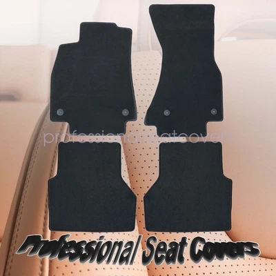 2019-2025 For Audi A6 / S6 Waterproof Front & Rear Floor Mats Carpet Velour New - Image 1 of 4
