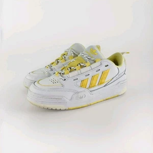 Adidas Originals ADI2000 Damen-Sneaker US 7,5 gelb/weiß klobig Y2K Schuhe - Bild 1 von 13