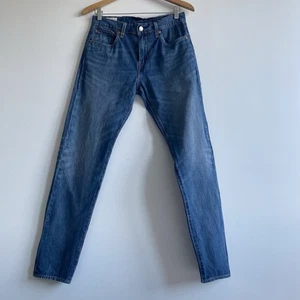 Levi's Premium Mens 512 Mid Wash Cool Jeans Size W30 L30 Slim Fit Classic Casual - Picture 1 of 16