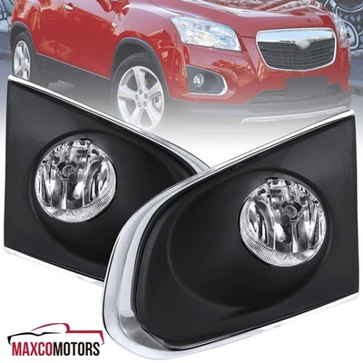 Clear Fog Lights Fits 2015-2016 Chevy Trax LS LT LTZ Bumper Lamps Left+Right - Изображение 1 из 4