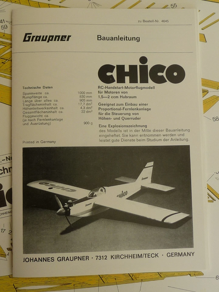 Bauanleitung und Stückliste vom CHICO - Bild 1 von 3