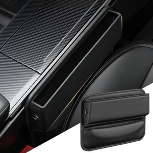 Auto Car Seat Side Pocket Organizer Crevice Gap Filler Storage Box Accessories - Picture 1 of 14
