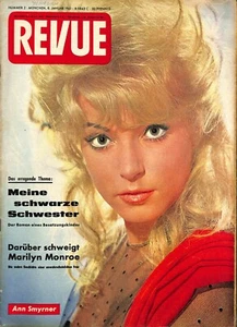 REVUE Magazine 8 January 1961 - Ann Smyrner , Gina Lollobrigida, Marilyn Monroe - Foto 1 di 4