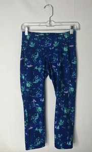Old Navy Active Go Dry women's size S/P capri workout pants blue multi-color - Picture 1 of 5