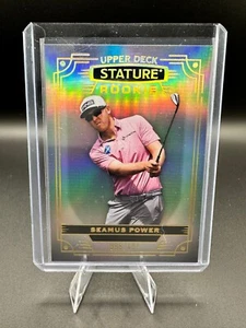 2024 Upper Deck Portfolio Golf Trading Card Stature Rookie #12 Seamus Power /499 - Bild 1 von 2