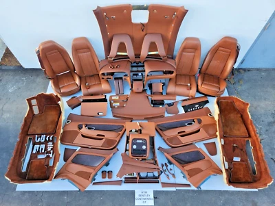 ✅ 03-10 OEM Bentley Continental GT Asientos Panel de Puerta Consola Central Interior CONJUNTO* Foto 1 de 4