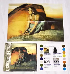 Melanie C Spice Girls 1999 Northern Star Signed Taiwan OBI CD + Promo Poster DM - Foto 1 di 8