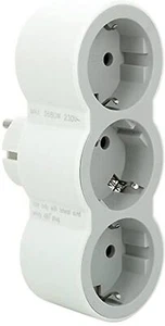 Steckdosenadapter Verteiler  3X Schuko weiß NEU Legrand typ F Kindershutzt CE - Bild 1 von 1