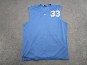 Vintage Nike Mens Center Swoosh #33 Larry Bird Basketball Y2K Silver Tag SZ 2XL - Picture 1 of 14