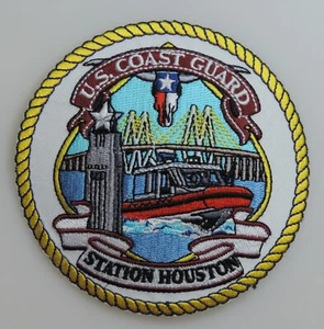 UNITED STATES COAST GUARD STATION HOUSTON Patch - Picture 1 of 2