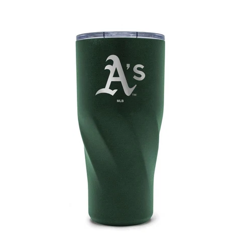 Oakland Athletics 20oz Morgan Stainless Steel Tumbler [NEW] MLB Cup Travel Mug Cover