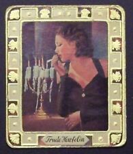 #258 Trude Haefelin 1934 Garbaty Film Star Series 2 Embossed Cigarette Card