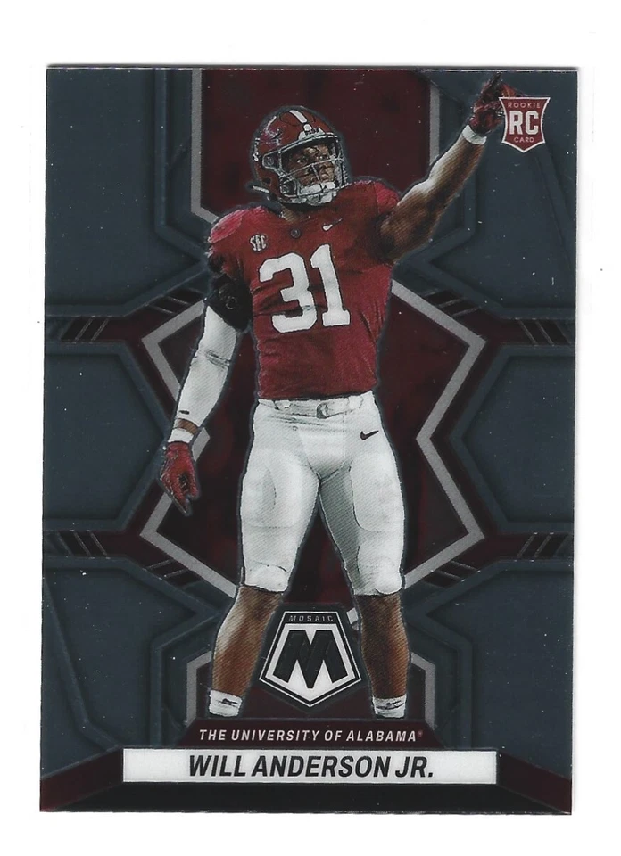 2023 Panini Mosaic Draft Picks Will Anderson Jr Base # 33 - Image 1 of 1