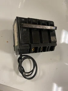 GE 3 pole 50amp TQSTA1 Shunt Trip Breaker - Picture 1 of 3