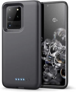 Samsung Galaxy S20 Ultra Battery Case 8500Mah Portable Charger Black - Picture 1 of 7