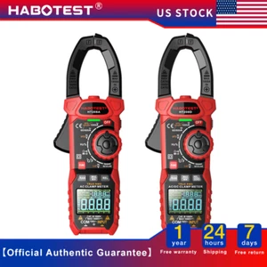 HABOTEST 208 Clamp Meter Digital Multimeter Tester AC DC Volt Auto Range RMS Amp - Picture 1 of 17