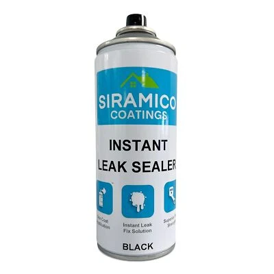 Leak Sealer Spray - 400ml - Black Waterproof UV Stable Sealant for Drains - Image 1 of 4