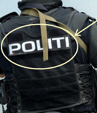 FANCY DRESS PARTY PROP: NORWEGIAN POLICE POLITI-OG LENSMANNSETATEN vêlkrö PATCH