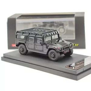 Master 1:64 Hummer H1 1999 SUV giocattoli pressofusi modelli auto collezione limitata nero - Foto 1 di 10