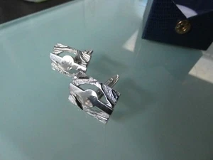 (4407)  Manschettenknöpfe Silber 835  -neuwertig- - Bild 1 von 5