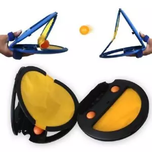 Racket Throw Catch Ball Game Outdoor Toys Kids Adults Sports Sensory Integration - Picture 1 of 26
