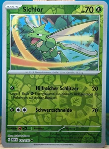POKEMON - 151 - Sichlor - 123/165 - REVERSE HOLO - deutsch - Bild 1 von 1