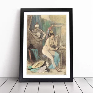 The Circus By Felicien Rops Wall Art Print Framed Canvas Picture Poster Decor - Picture 1 of 9