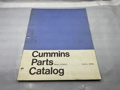 Cummins V6-200-BI Parts Catalog Manual 967058 1965 - Image 1 of 4