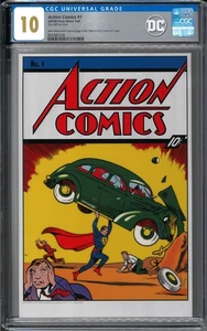 2018 NZ Mint Action Comics #1 Cover 35g Pure Silver Foil CGC 10 - Bild 1 von 2