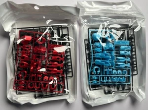 Action Figure Toy Robots 3D Printed Jointed Movable Unassembled Blue Red New - Picture 1 of 4