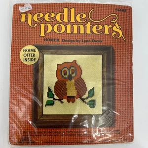 Sunset Designs OWL Needle Pointers Vintage 1974 #5403 Kit Complete Sealed - Picture 1 of 6