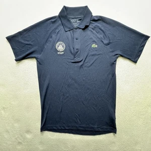 Polo Lacoste Mubadala DC US Open 2024 Tenis Azul Marino Ultra Seco Talla Pequeña - Imagen 1 de 11