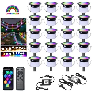 20X WIFI RGBW+IC LED Terrassen Bodeneinbaustrahler Decken Einbaustrahler Lampe - Bild 1 von 15