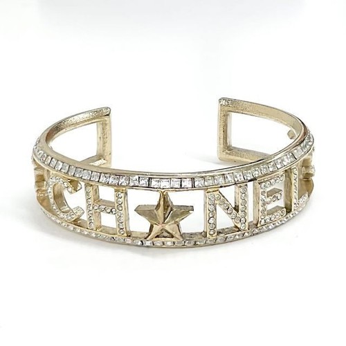 6385 CHANEL Coco Mark GP Bracciale Braccialetto Strass