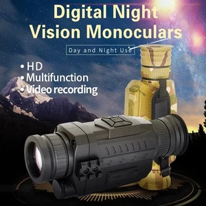 Infrared Digital Night Vision Monocular Hunting Optics 8G TF Card Full Dark 200m - Picture 1 of 9