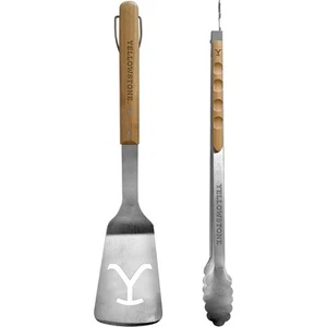 NEW Proud Grill Yellowstone BBQ Tool Set 2pce - Picture 1 of 5