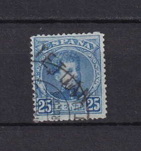 España 1908 Marruecos Edifil 20 Usado Doble Marcado A.Roig (3814) - Imagen 1 de 2