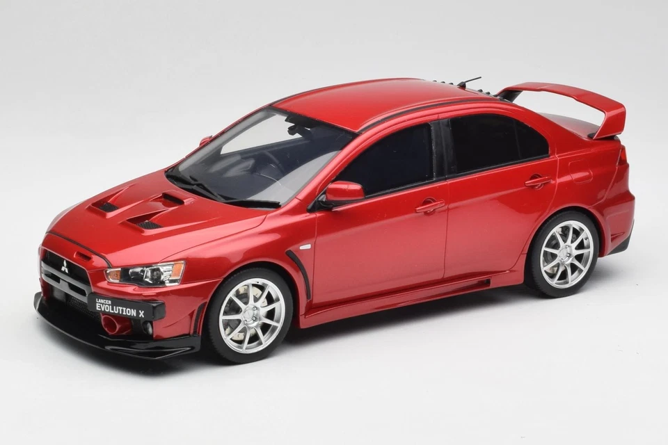 OT1084 Mitsubishi Lancer Evo X FQ 400 Red Otto 1/18 - Imagen 1 de 4