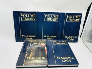 Volume Library Yearbooks 2004-2008 Southwestern Book Set of 5 Hardcover - Picture 1 of 10