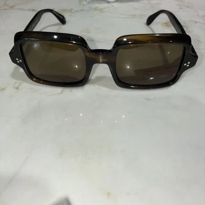 Gafas de sol polarizadas cuadradas Oliver Peoples R1649 Bark Avri para mujer 50-21-145 Foto 1 de 4