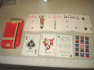 Vintage JAL JAPAN AIR LINES Souvenir Playing Card Deck - Complete 52 + 1 Joker - Picture 1 of 1